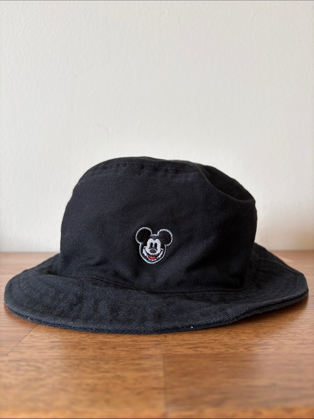 Tokyo Disney Resort Mickey Mouse Black Bucket Hat (Youth/Kids, 54cm)